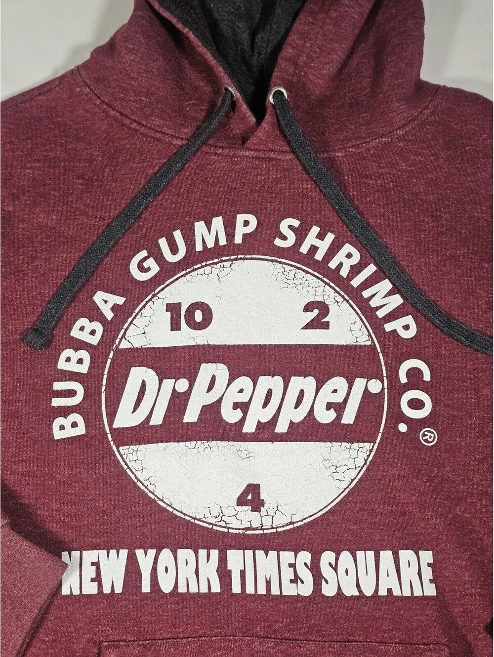 Bubba Gump Shrimp Co NY Times Square X Dr. Pepper Unisex Hoodie -Large